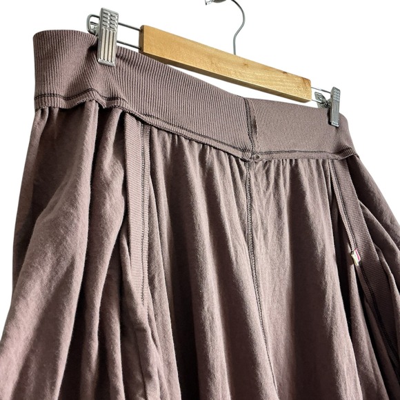 Free People Large Mauve Summer Slumbers Wide Leg Harem Pants Drop-crotch Slouchy - Picture 4 of 8